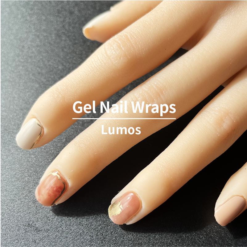 COLOURFULSHARK Nail Artist / Semi-Cured Gel Nail Wraps / Lumos